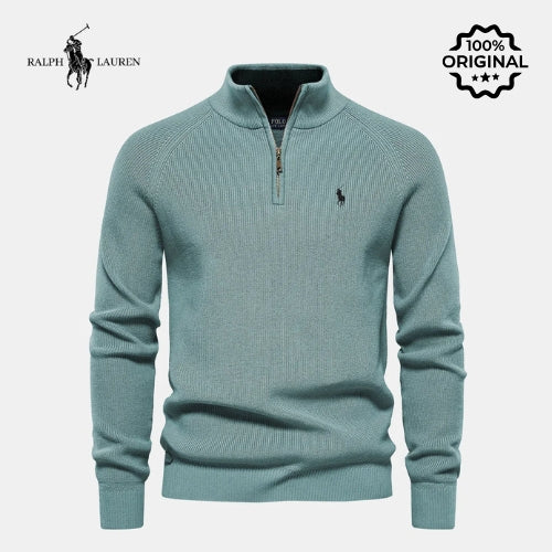 Suéter R&L™ com meio zíper