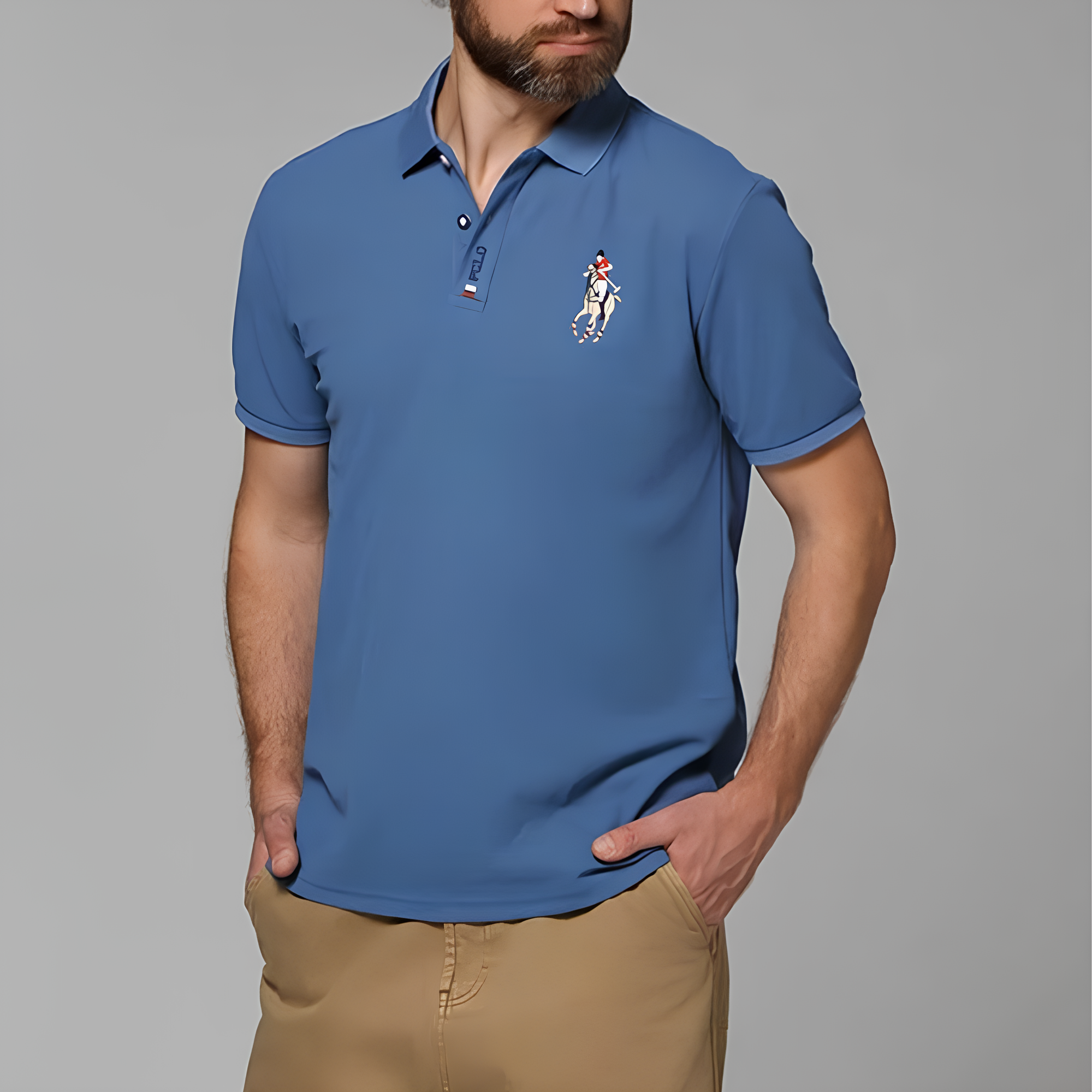 Leve 2 Pague 1 - Camisa Polo Masculina Portuga + Relógio(brinde)