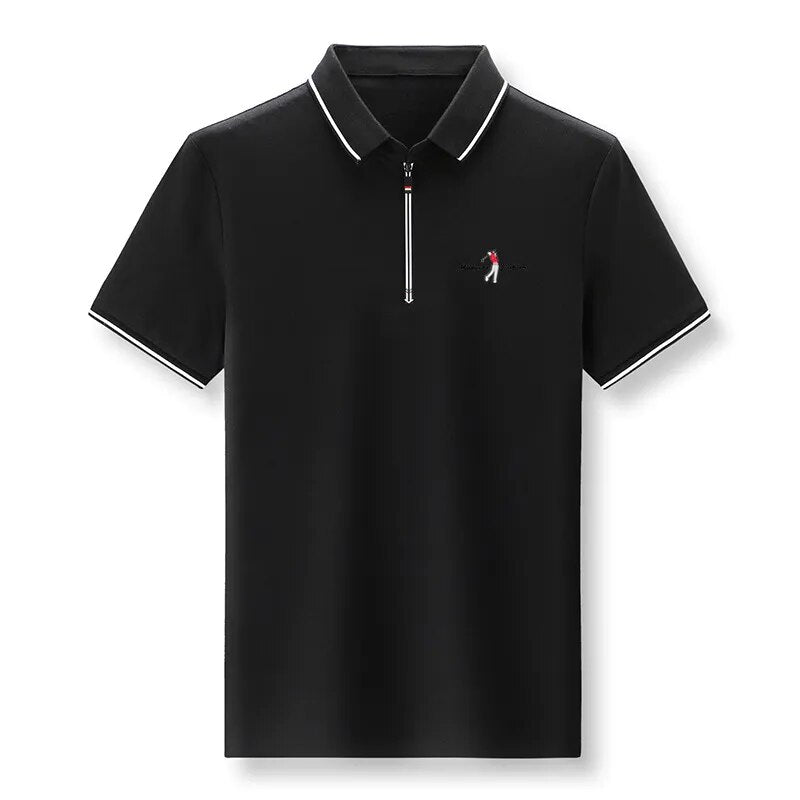 Camisa Masculina Polo Zíper