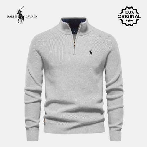 Suéter R&L™ com meio zíper