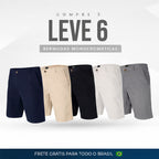 |Compre 3 Leve 6| Bermudas Sarja Monocromática